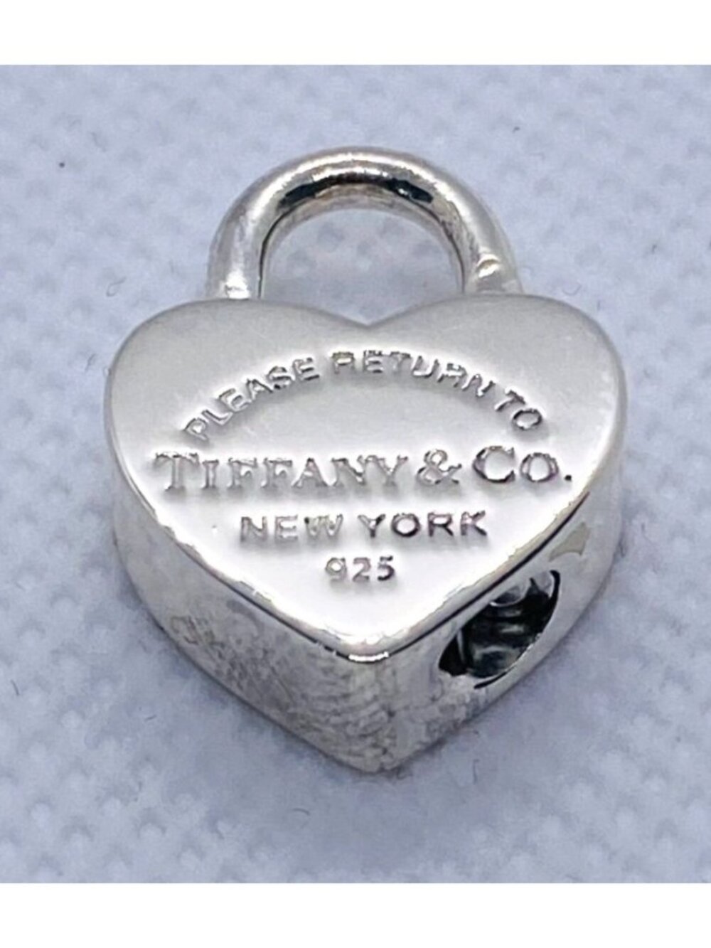 Tiffany & Co Sterling 925 Please Return to Tiffany  Pendant Charm Padlock READ!